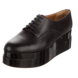 Robert Clergerie leather oxford platforms 38.5 (size 8 US)